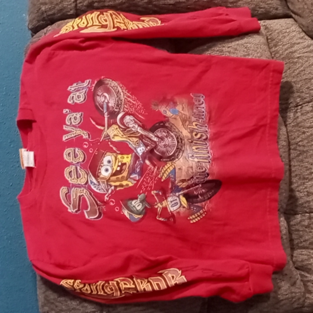 Vintage Spongebob Long Sleeve Youth Large